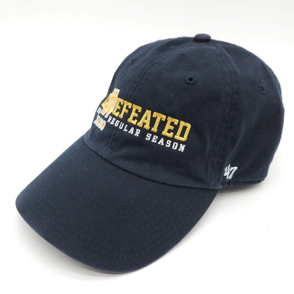 Notre Dame 47 Brand 2018 Undefeated Season Strapback‎ Hat Baseball Dad Cap NCAA